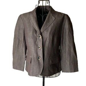 Lafayette 148 | Wool/Linen Grey Blazer